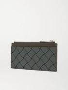 Bottega Veneta - Intrecciato Rubber and Full-Grain Leather Cardholder