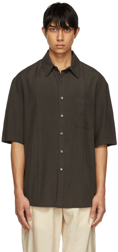 Photo: Lemaire Brown Silk Shirt