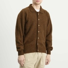 Howlin by Morrison Men's Howlin' Creatures Of The Howlin' Moon Polo Cardigan in Nuts