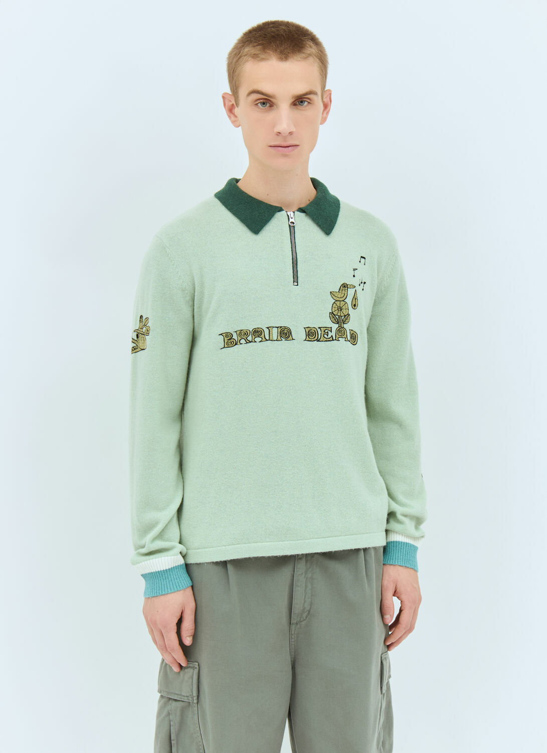 Brain Dead Lex Half-Zip Sweatshirt