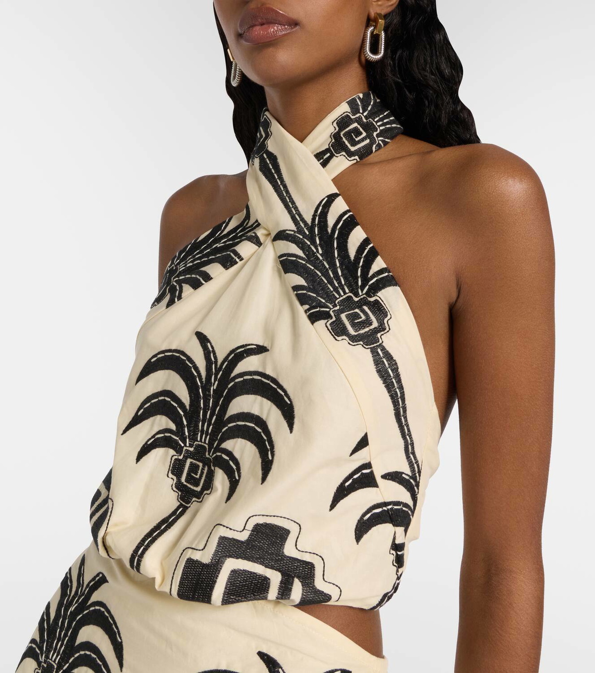 Johanna Ortiz Pintaderas embroidered minidress