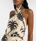 Johanna Ortiz Pintaderas embroidered minidress
