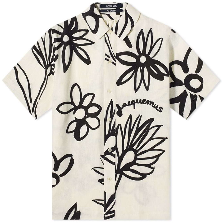 Photo: Jacquemus Flowers Logo Vacation Shirt