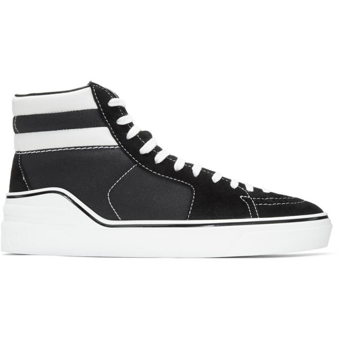 Photo: Givenchy Black Georges V Mid Sneakers