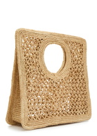 Jacquemus Le Petit Carre Spiaggia Raffia Tote bag - Natural - One Size