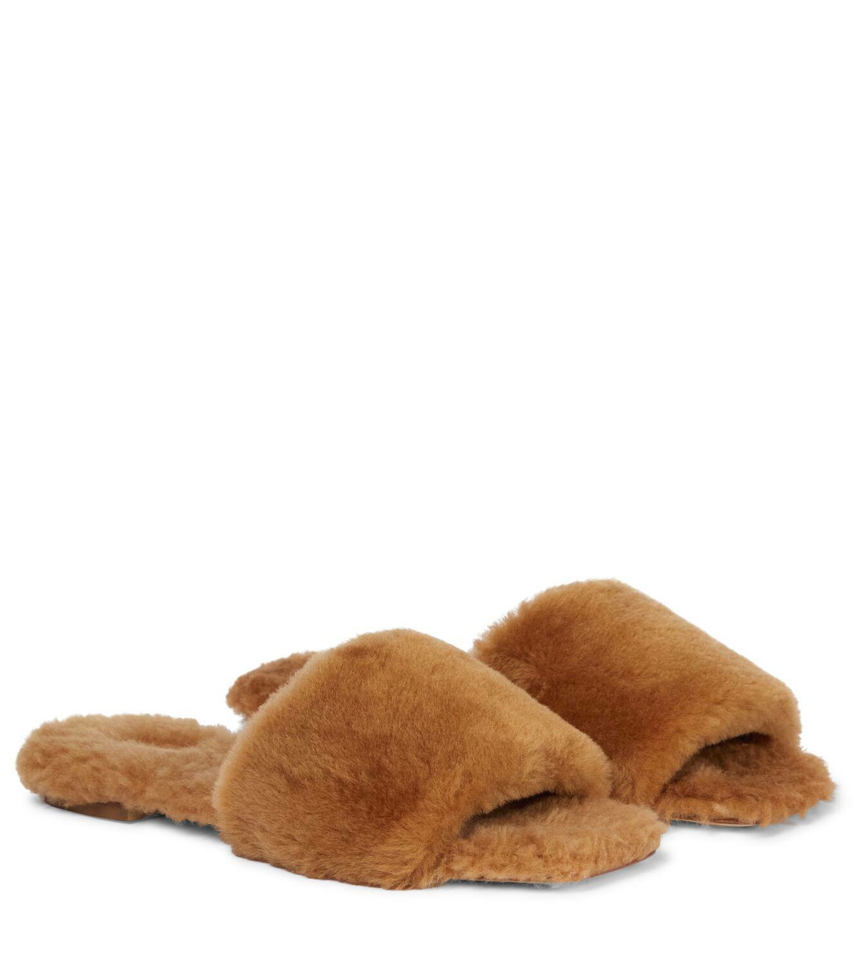 Aeyde Anna shearling slides