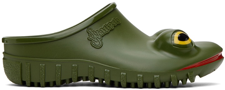Photo: JW Anderson Green Wellipets Edition Frog Loafers