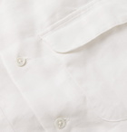 Beams Plus - Camp-Collar Linen-Blend Shirt - White