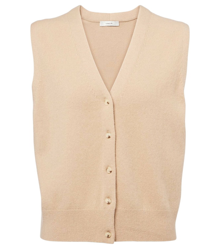Photo: Vince Wool and cashmere-blend vest