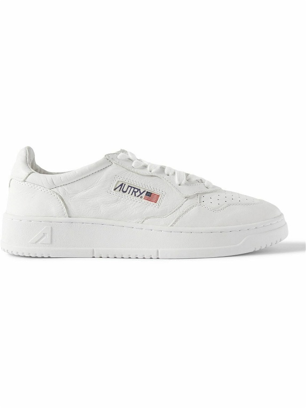 Photo: Autry - Medalist Leather Sneakers - White