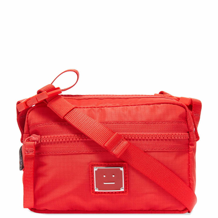 Photo: Acne Studios Aklia Plaque Face Cross Body Bag