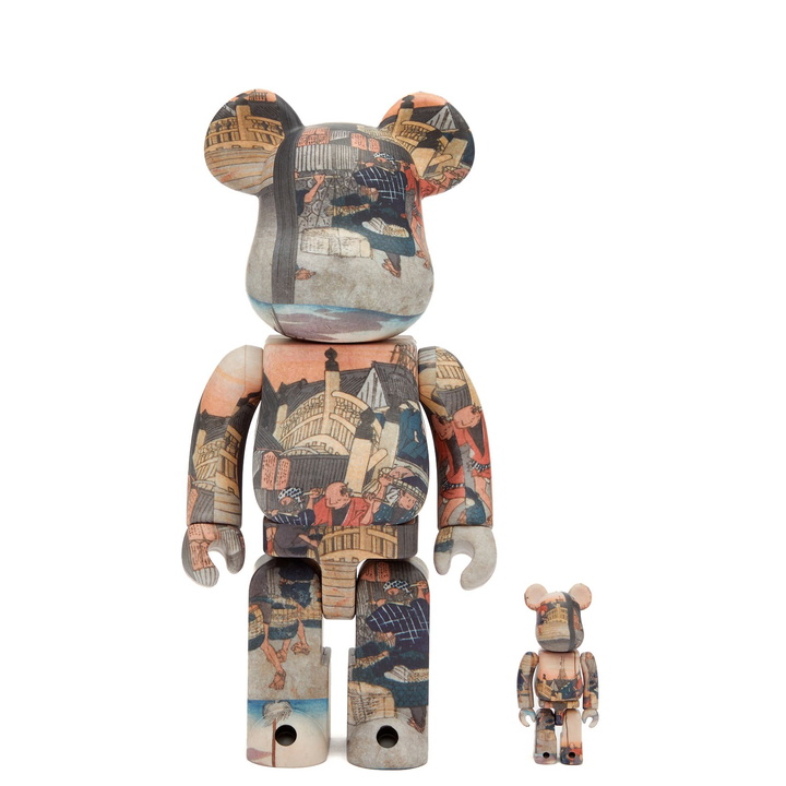 Photo: Medicom BE@RBRICK Utagawa Hiroshige 100% & 400% in Multi