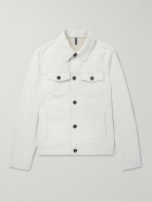 Slowear - Venezia 1951 Slim-Fit Cotton and Linen-Blend Twill Trucker Jacket - Neutrals