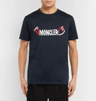 Moncler Genius - 2 Moncler 1952 Printed Cotton-Jersey T-Shirt - Men - Navy