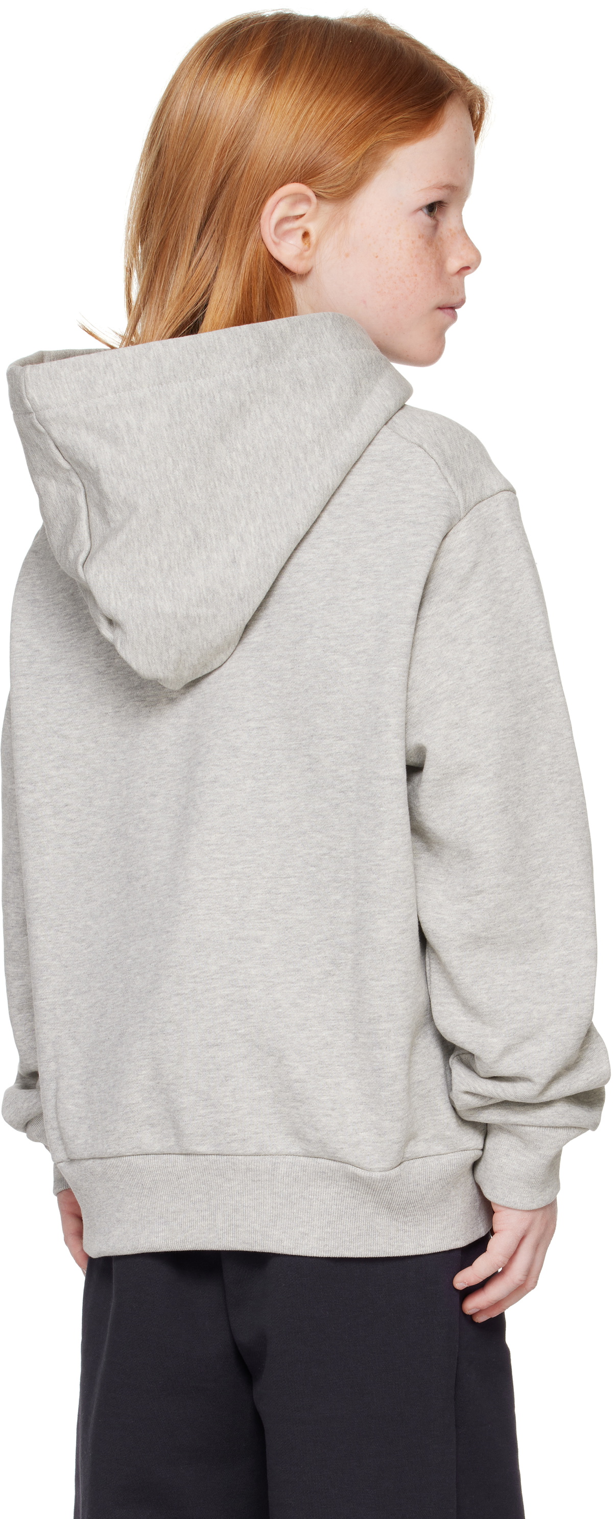 Marni Kids Gray Logo Hoodie