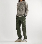 Reese Cooper® - Logo-Appliquéd Wool-Jacquard Sweater - Gray
