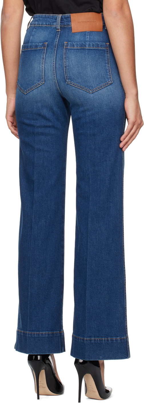 Victoria Beckham Blue Alina Jeans Victoria Beckham