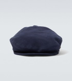 Borsalino Suede newsboy cap