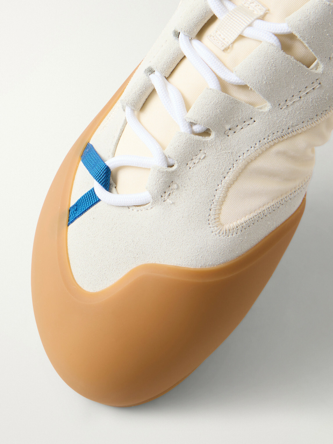 LOEWE - Grip Suede-Trimmed Nylon Sneakers - White