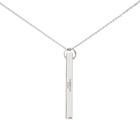 Tom Wood Silver Cube Chain Necklace