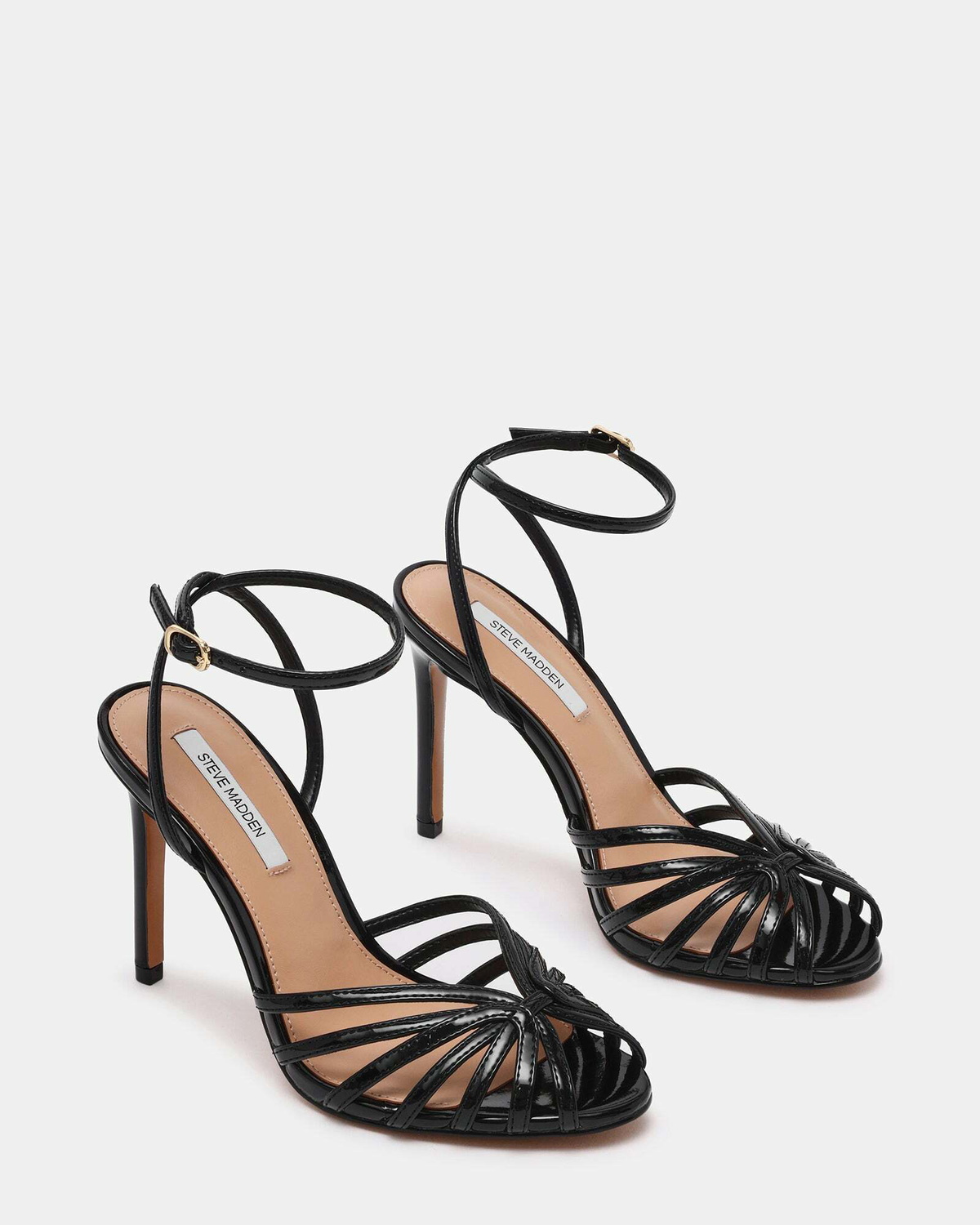Steve Madden Mizuna Heels in Black Patent