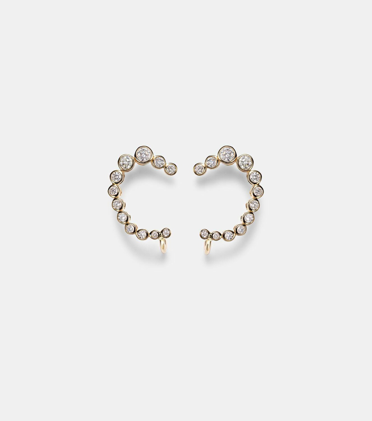 Ondyn Polaris 14kt gold earrings with diamonds