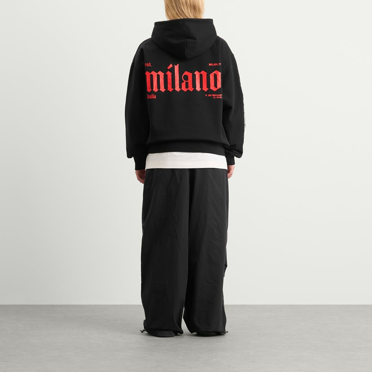 END. City Series 2.0 Milan Hoodie in Black