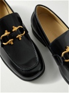 Bottega Veneta - Monsieur Embellished Patent-Leather Loafers - Black