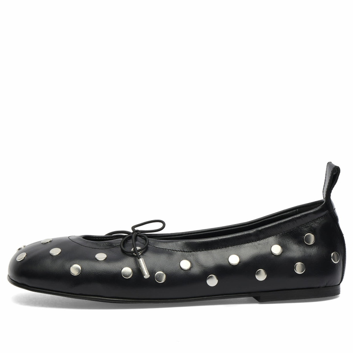 Photo: ALOHAS Women's Rosalind All Studs Leather Ballet Flats in All Studs Black