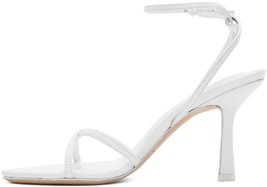Alexander Wang White Dahlia 85 Heeled Sandals