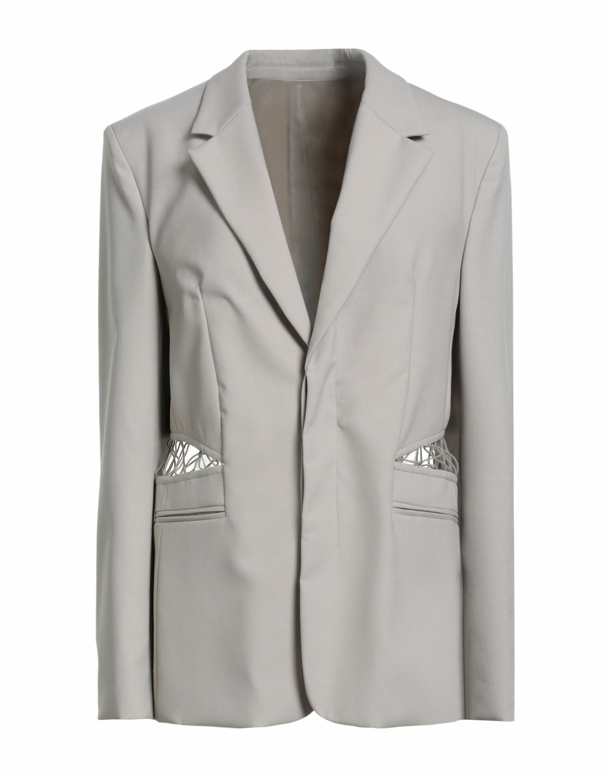 Dion Lee Womens Blazer Light in Grey