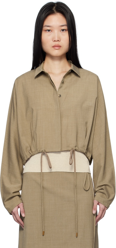 Photo: LE17SEPTEMBRE Beige Waist String Short Jacket