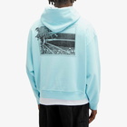 PACCBET Men's Miami Pull Over Hoodie in Light Blue