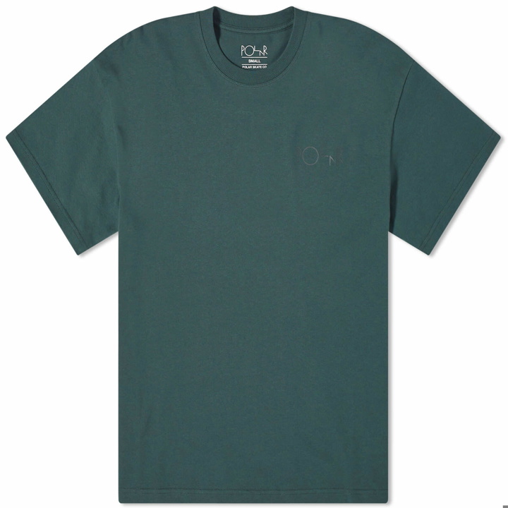 Photo: Polar Skate Co. Men's Stroke Logo T-Shirt in Green