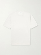 Lardini - Cotton and Silk-Blend Jersey T-Shirt - Neutrals