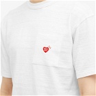 Human Made Men's Heart Pocket T-Shirt in White