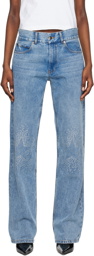 Abra Blue Rhinestone Jeans