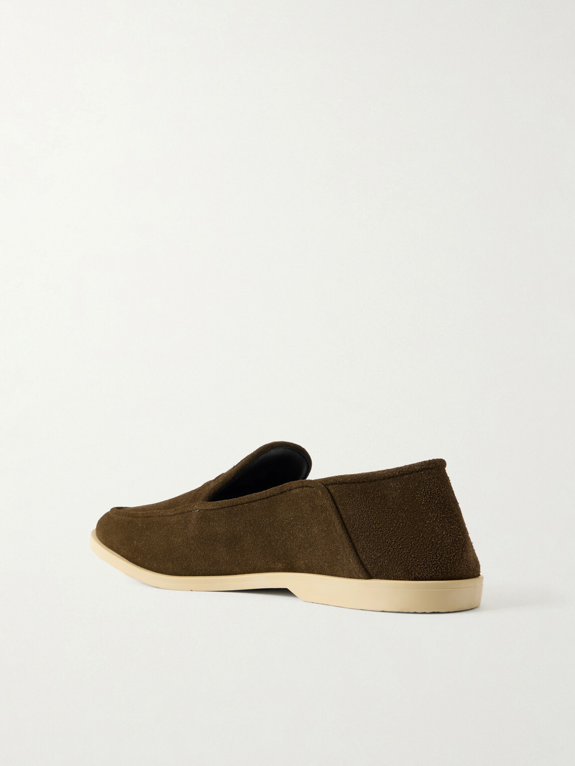 George Cleverley - Mayfair II Collapsible-Heel Suede Loafers - Brown