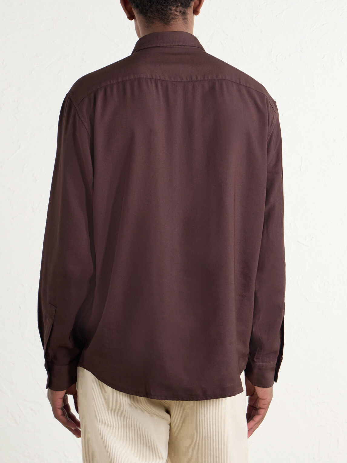 NN07 - Deon 5027 LENZING™ ECOVERO™ Twill Shirt - Brown