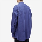 Fred Perry Men's x Raf Simons Oversized Uniform Shirt in Royal