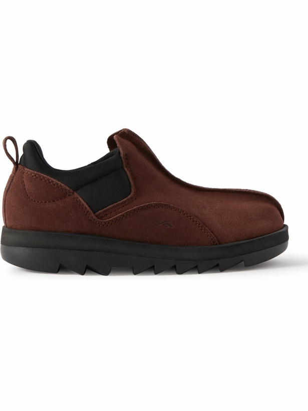 Photo: Reebok - Beatnik Moc Suede and Shell Slip-On Sneakers - Brown