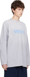 ERL Gray 'Venice' Long Sleeve T-shirt