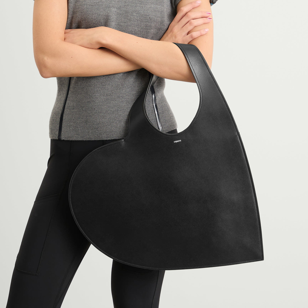 Coperni Women's Double Heart Tote in Black 