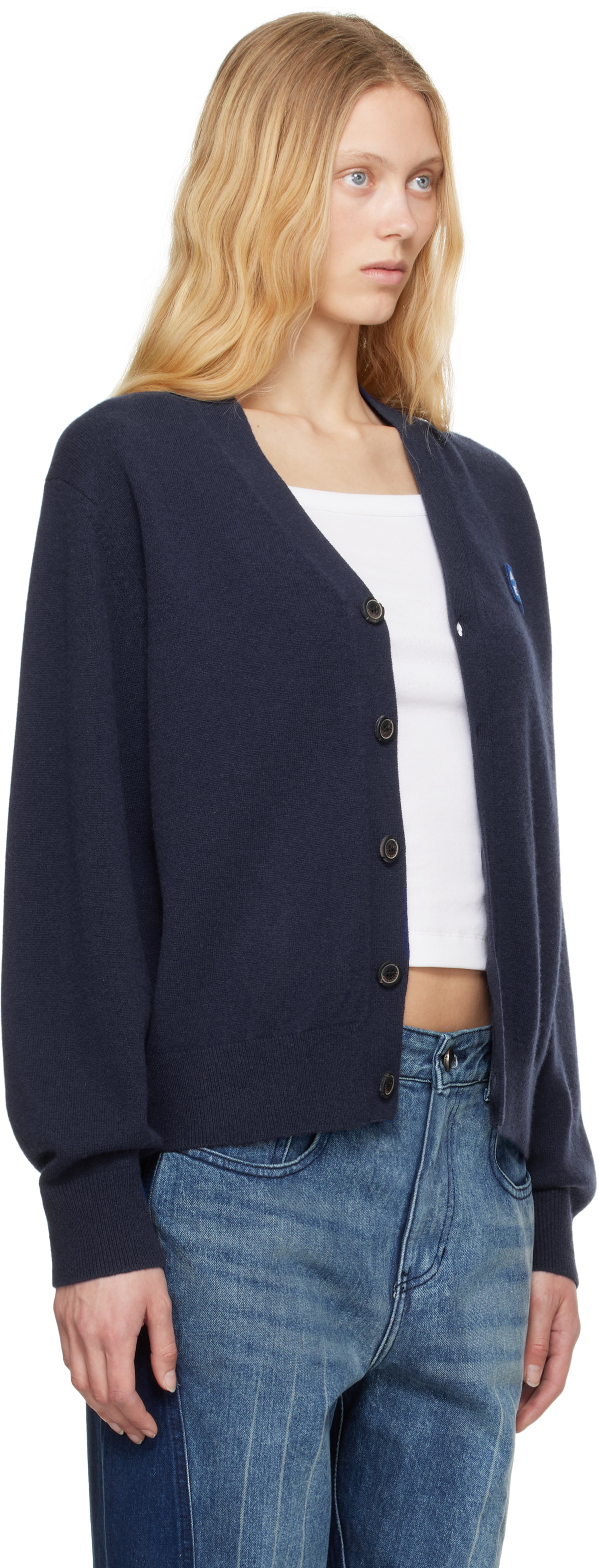 ADER error Navy Sig; BL Tag 01 Cardigan