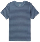 Save Khaki United - Striped Cotton-Blend Jersey T-Shirt - Blue