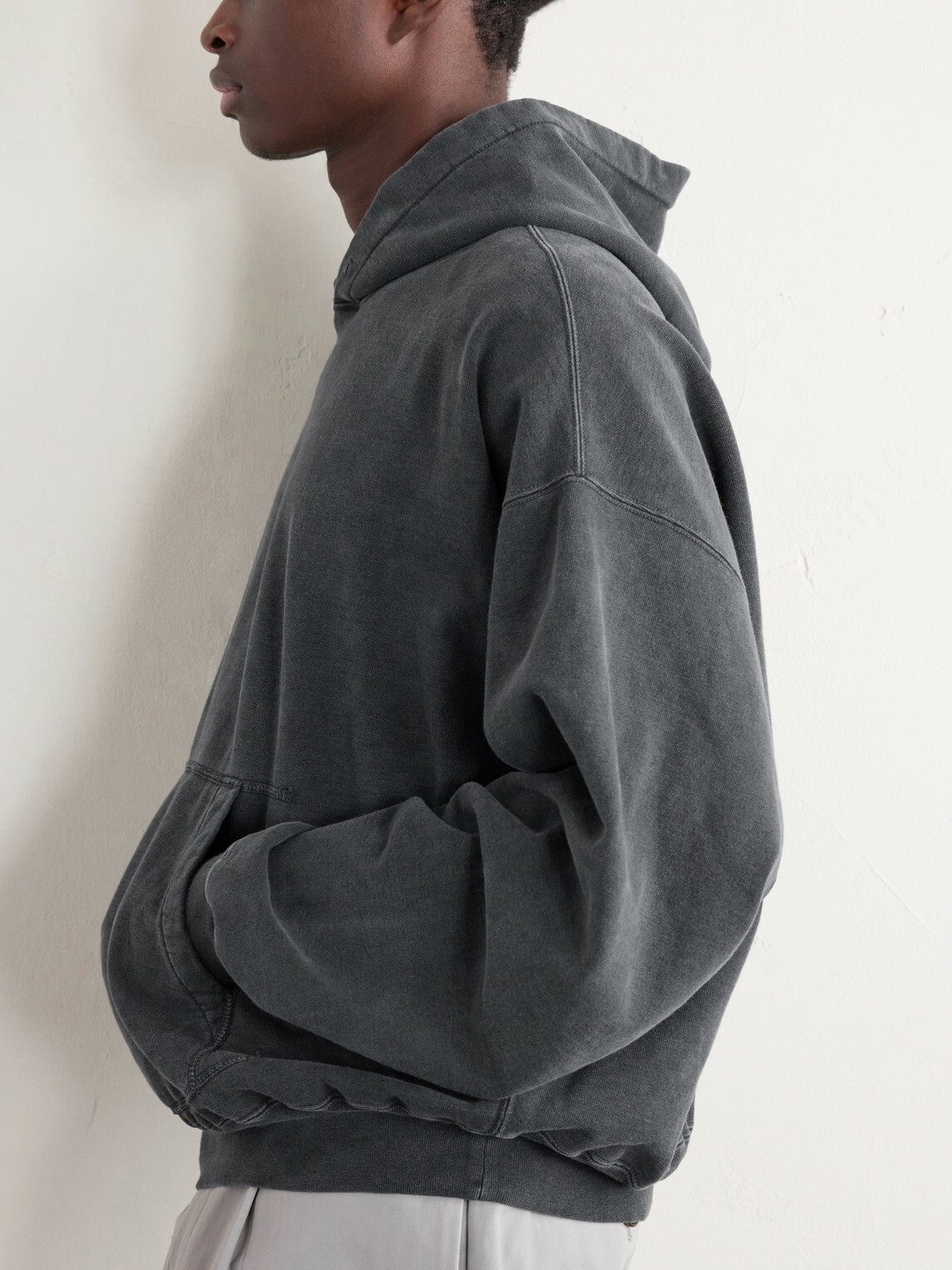 Remi Relief - Cotton-Jersey Hoodie - Gray