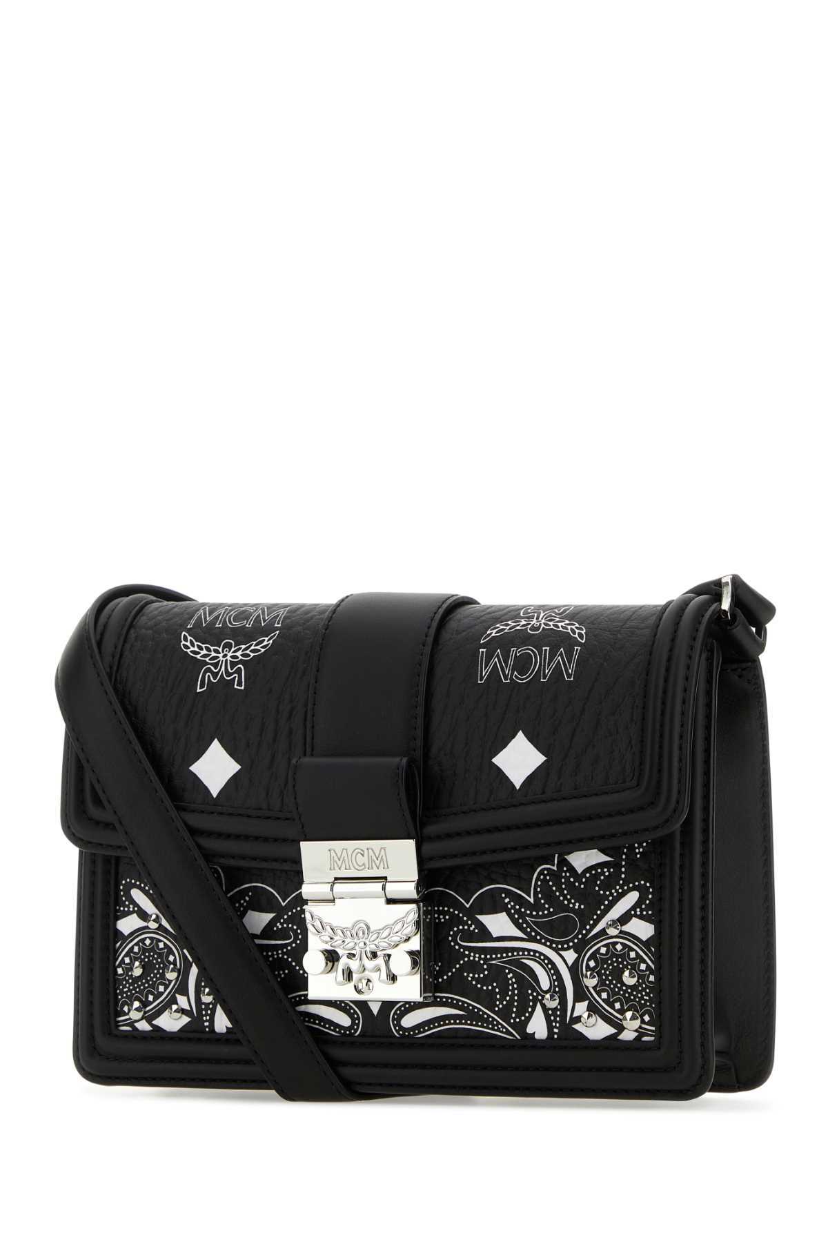 MCM Printed Canvas Small Tracy Shoulder Bag