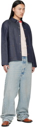 A.P.C. Indigo Kerlouan Logo Denim Jacket