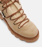 Roger Vivier Viv' Rangers suede lace-up boots