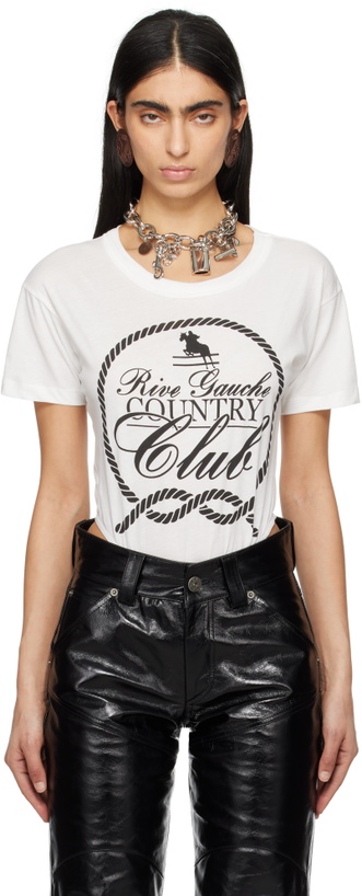 Photo: VAQUERA White 'Country Club' Bodysuit